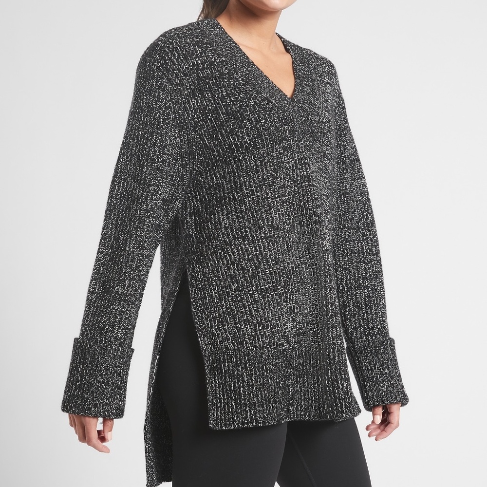Athleta Shasta V Neck Sweater